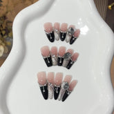 Custom Dark Moon Shadow Press-On Nails