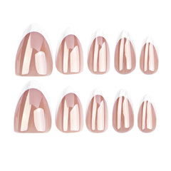 30-Piece Almond Premium Press-On False Nails