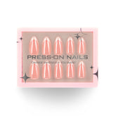 30-Piece Almond French Premium Press-On False Nails