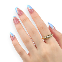 30-Piece French Blue Premium Press-On Nails