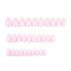 30-Piece Pearl Lustre Almond Press-On Nails