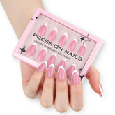30-Piece French White Short Press-On Nails
