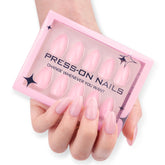 30-Piece Pink Almond Press-On Nails