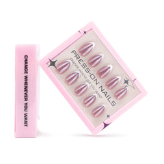 Minimalist French White Short Press-Ons