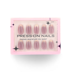 30-Piece French Gradient Pearl Gold Press-On Nails