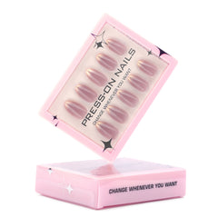 30-Piece French Gradient Pearl Gold Press-On Nails