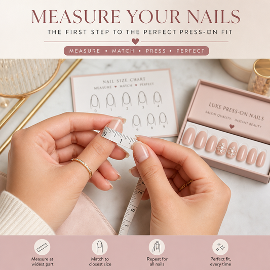 How to Measure Your Nails for Press-On Nails: A Beginner's Guide