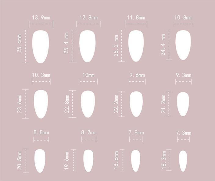 Diamond Mermaid Pearl French Press-On Nails - Almond | Medium