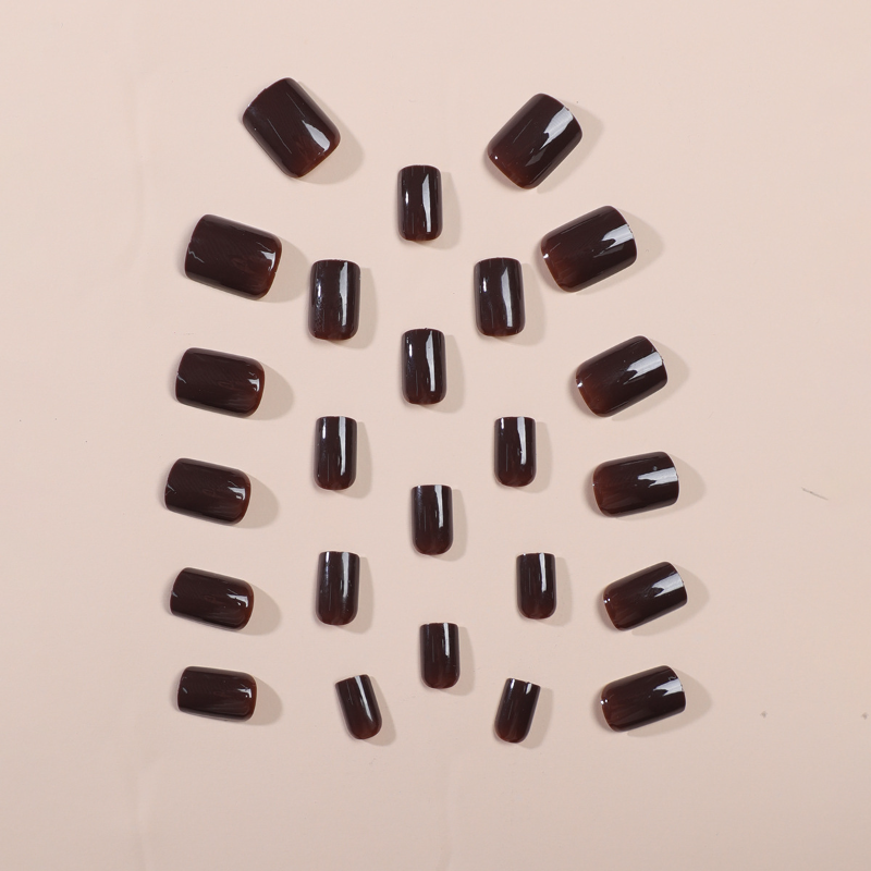Short Solid Color Press-On Nails– SQUARE  | Short
