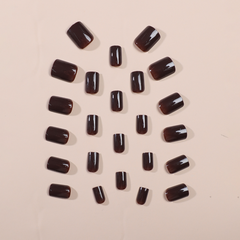 Short Solid Color Press-On Nails– SQUARE  | Short