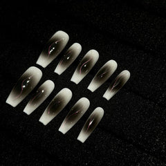 Ditto Rhythm medium ballet press-on nails reusable design