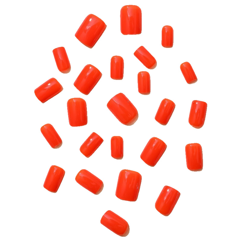 Short Solid Color Press-On Nails– SQUARE  | Short