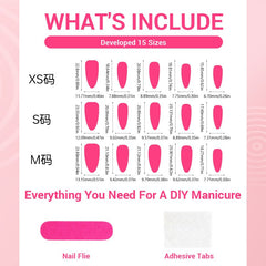 Modern Green White Grid Press-On Nails –Medium Almond | 30PCS Set