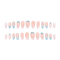 Ditto French riviera medium stiletto press-on nails reusable design