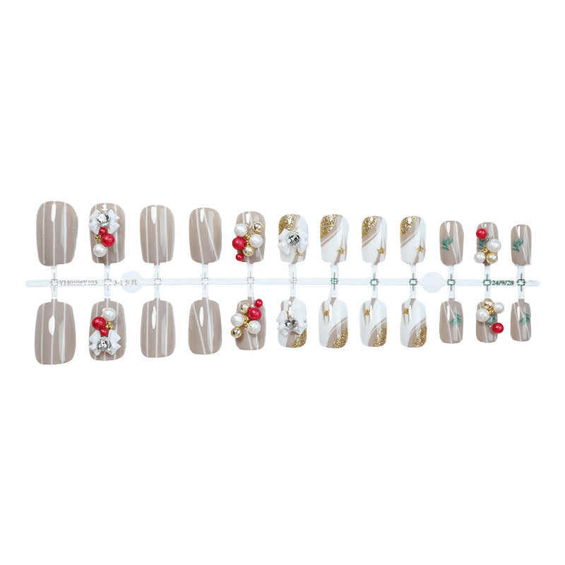 Dark 3D Galaxy Ombre  Press-On Nails –long SQUARET | 24 PCS Set