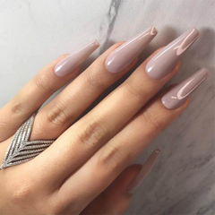 Milk Tea Nails